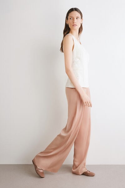 Pantalones de pierna ancha