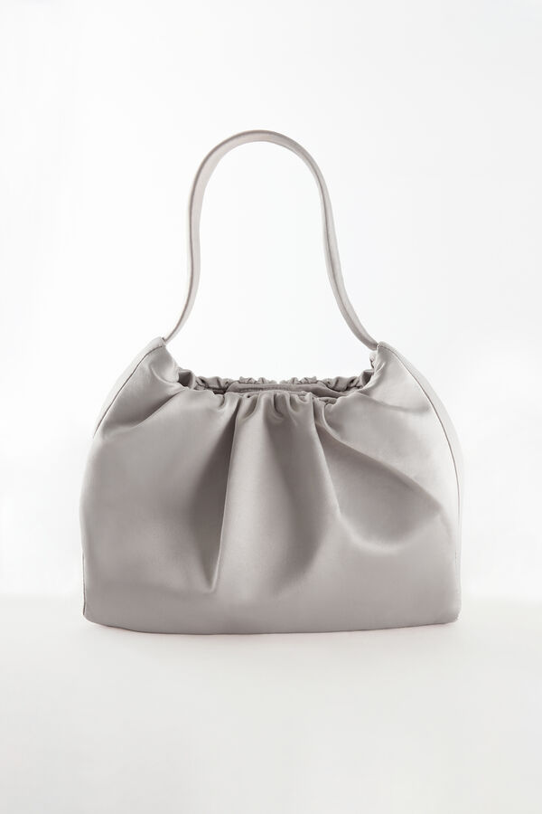 Shoulder bag in raso