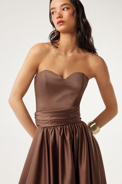 Bustier in raso