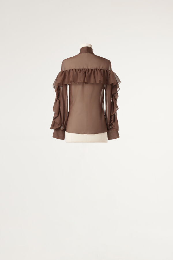 Camicia in chiffon