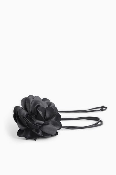 Faux Leather Flower Belt