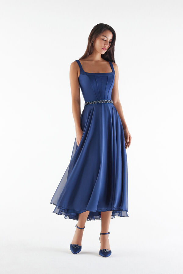 Midi-Rock aus Chiffon