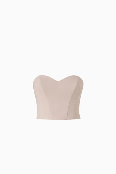 Sweetheart-neckline bodice