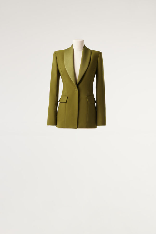 Satin Crepe Jacket