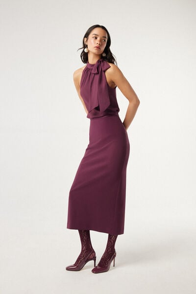 Bluse mit Schleife