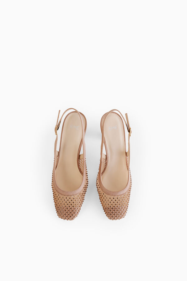 Slingback con strass