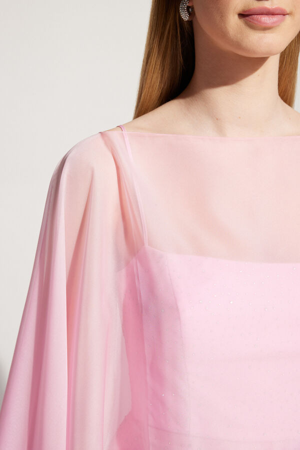 Chiffon cape