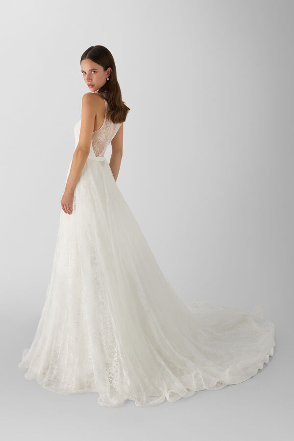 Chantilly lace skirt