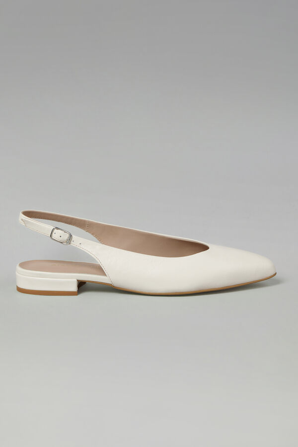 Scarpa Slingback Bassa in pelle