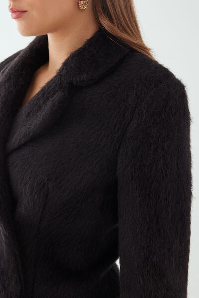 Fur Bolero with Buttons