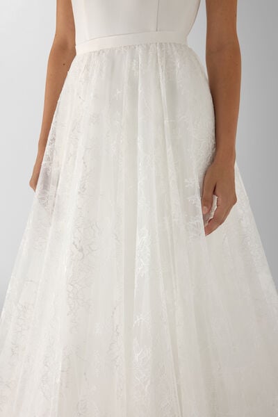 Chantilly lace skirt