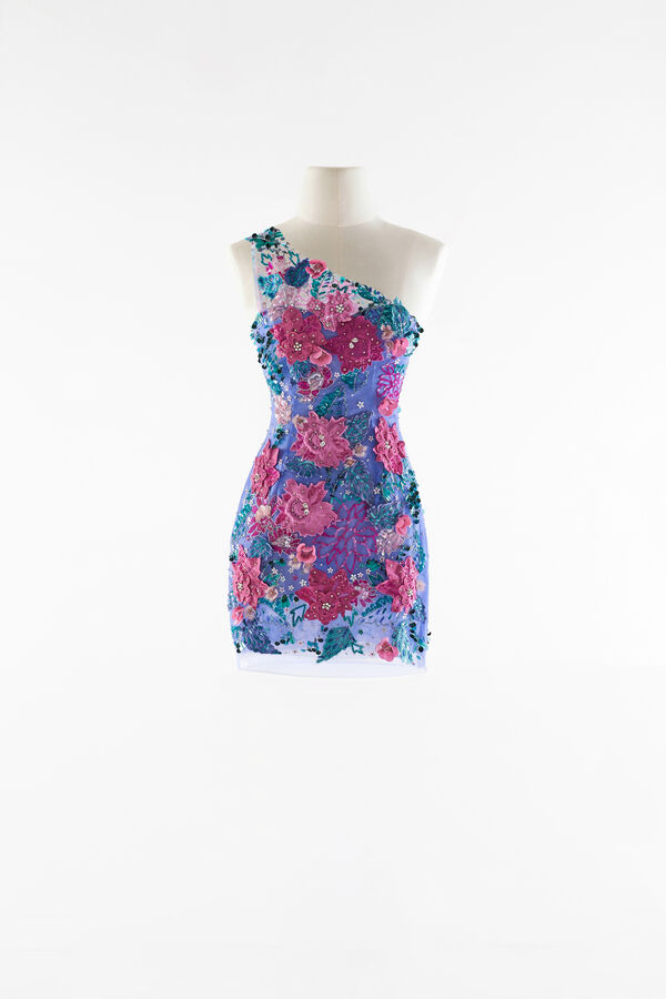 Glicine Short Dress