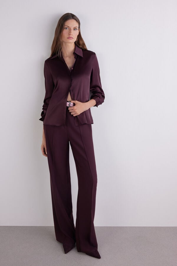 Camicia in raso