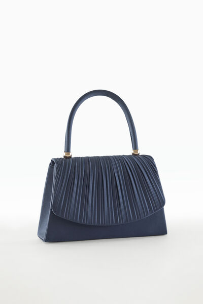 Structured satin bag