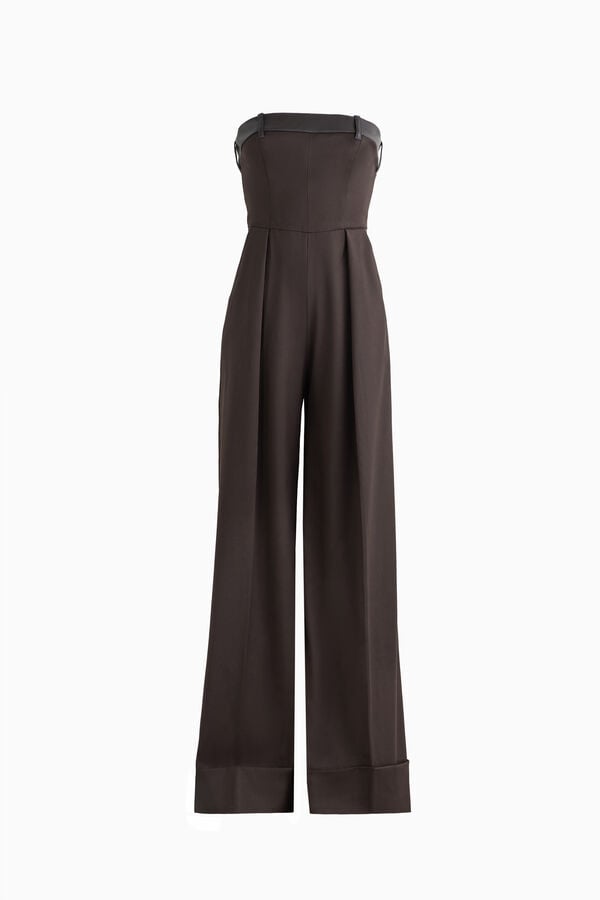 Flannel Palazzo Jumpsuit