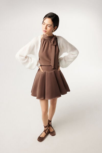 Knitted bolero