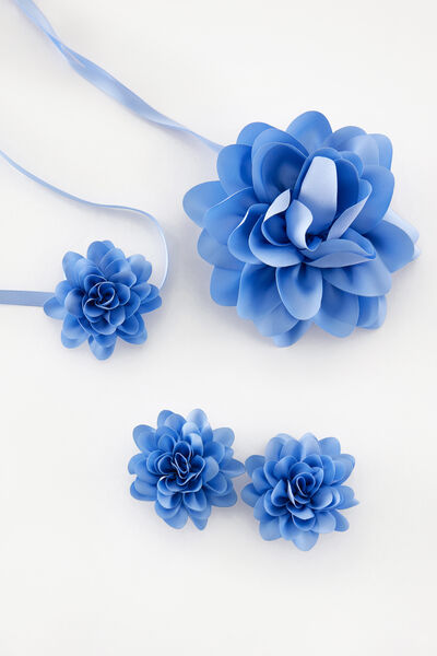 Kit cintura e clip fiore