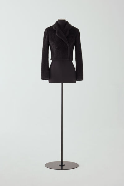 Fur Bolero with Buttons