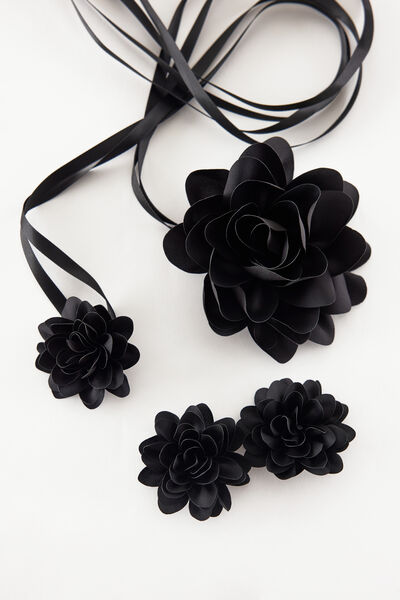 Kit cintura e clip fiore