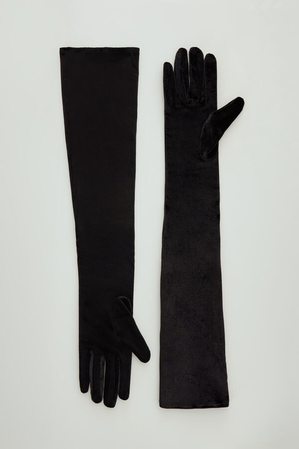 Guantes Largos de Terciopelo