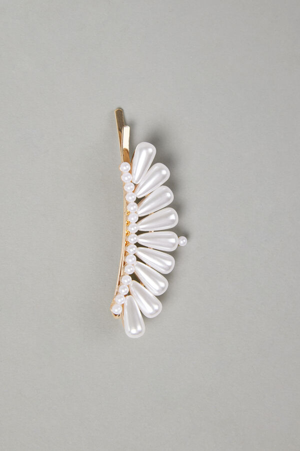 Barrette avec perles