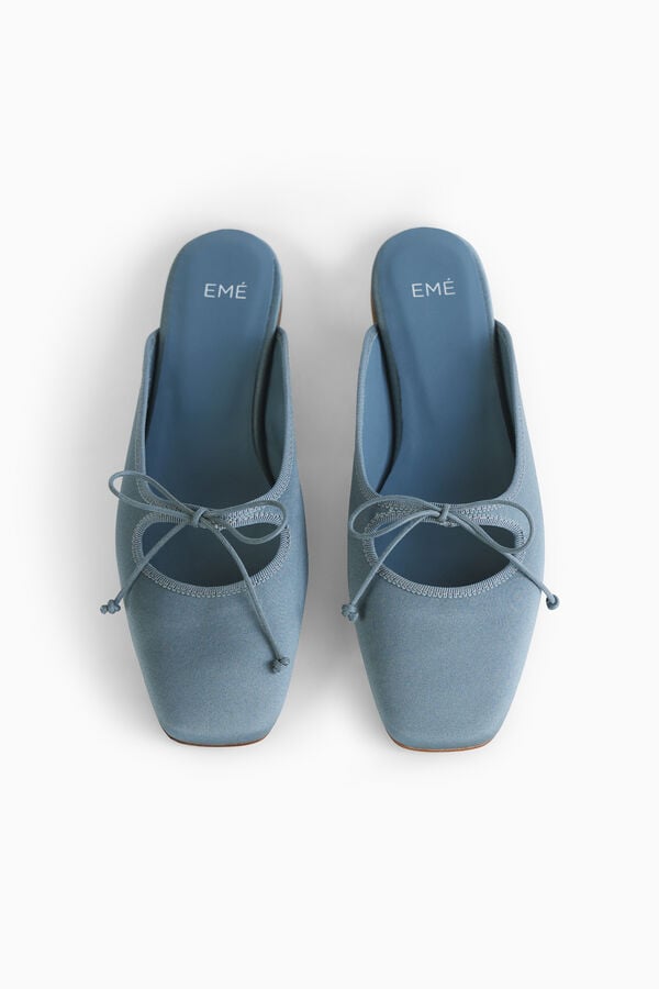 Mules en satin