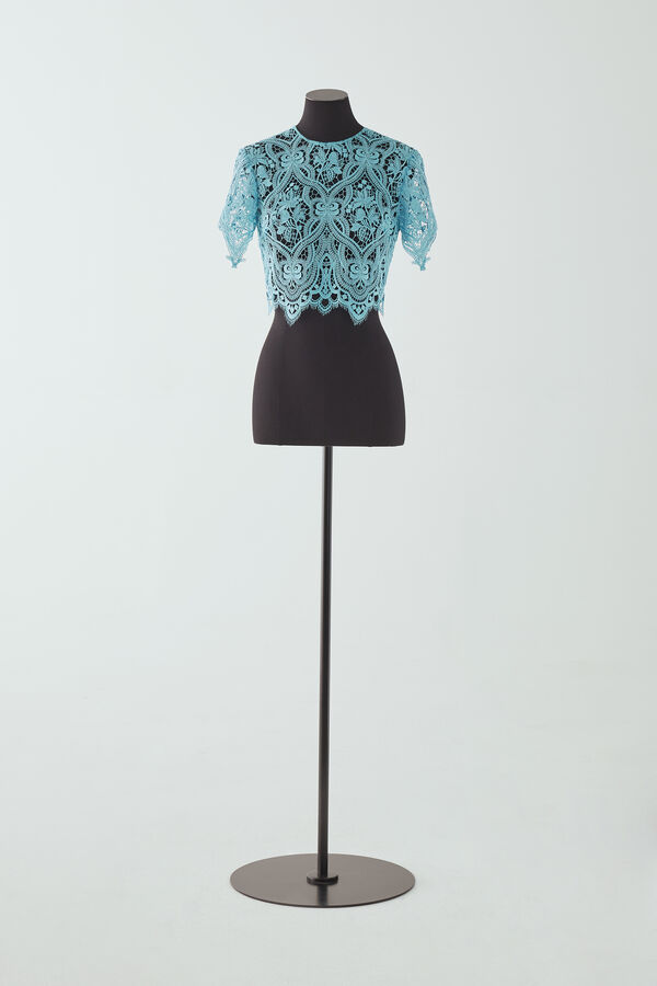Bolero in pizzo con Fiocco