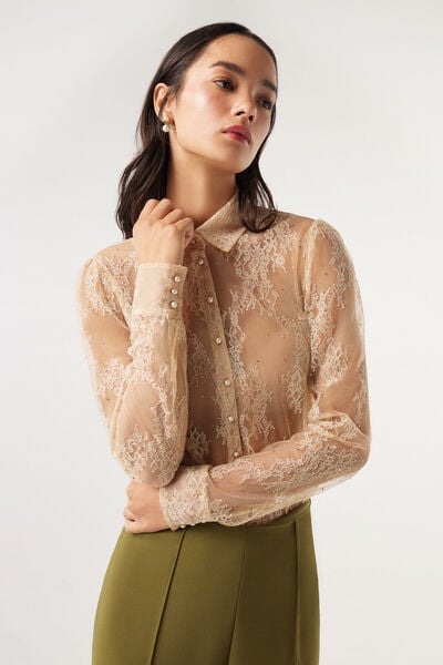 Camicia con fiocco