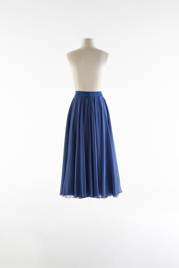 Midi-Rock aus Chiffon
