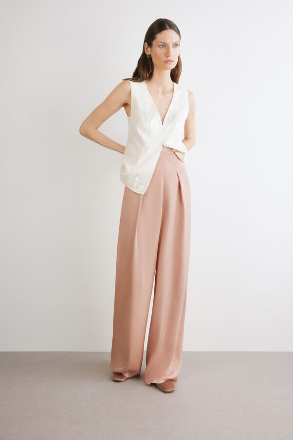 Pantalones de pierna ancha