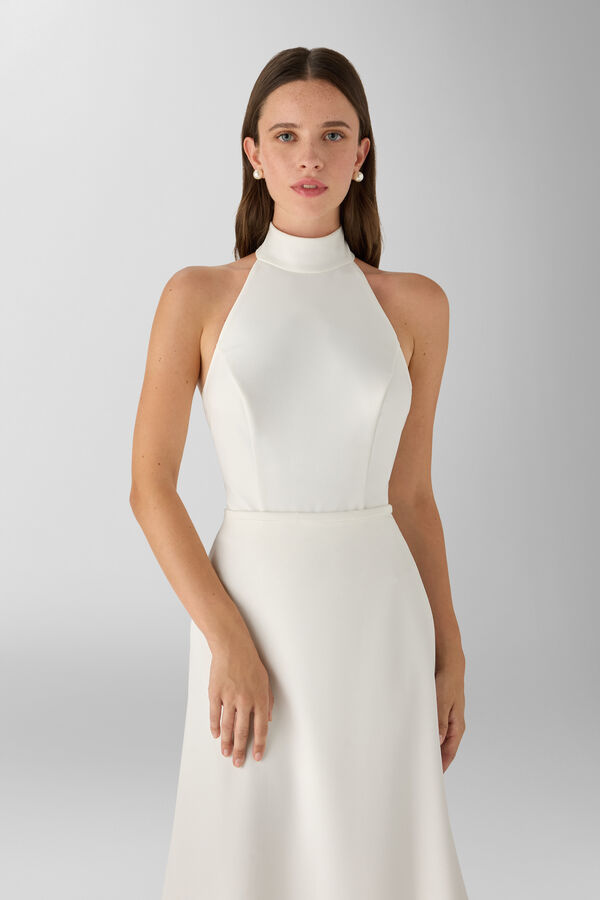Body mit Halterneck-Ausschnitt