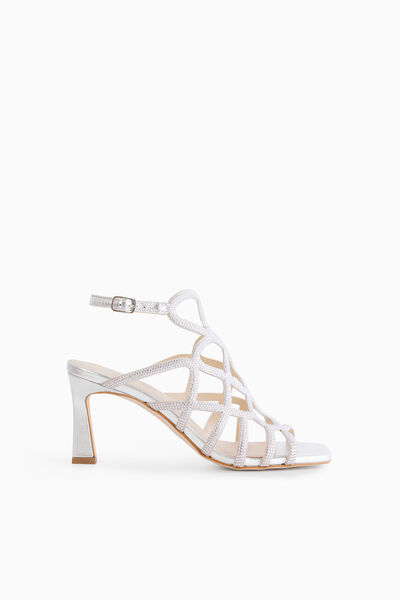 Sand&aacute;lia com strass