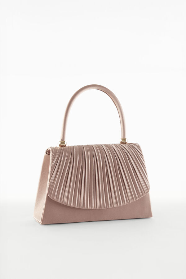 Structured satin bag