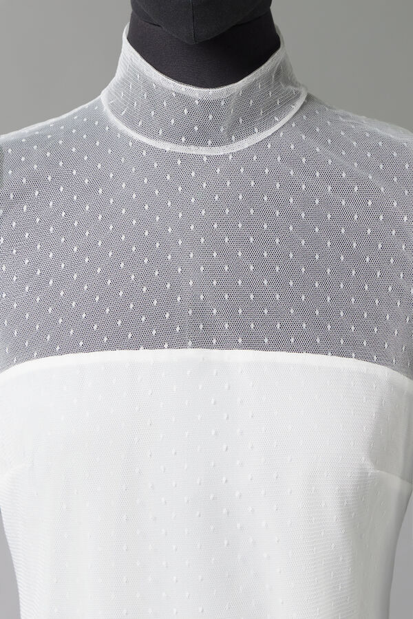 Camisa de tul amb pois