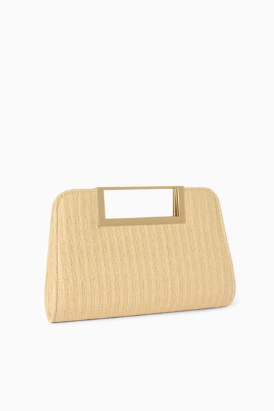 Clutch in Rafia
