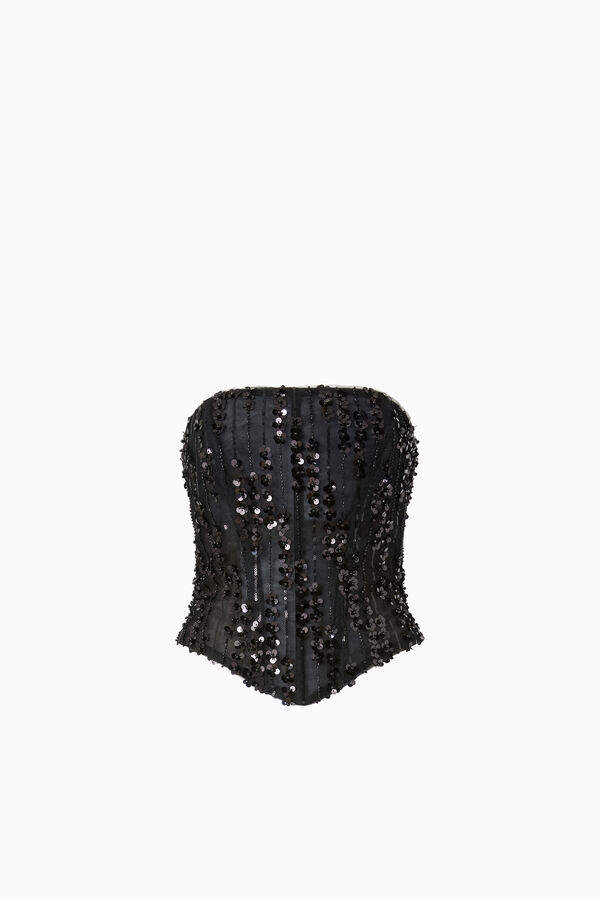 Besticktes Bustier