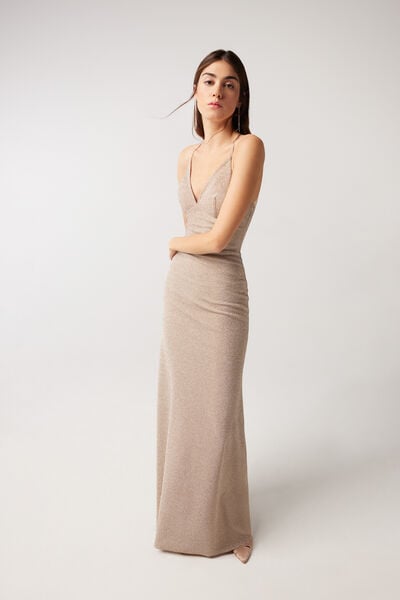 Long Gilded Dress