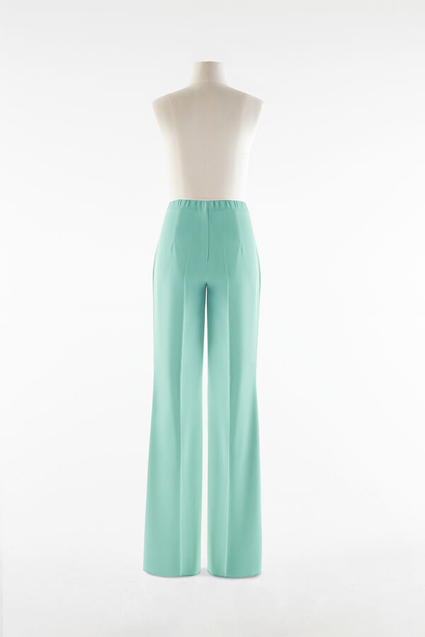 Calça de crepe