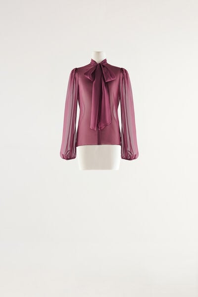 Camicia con fiocco