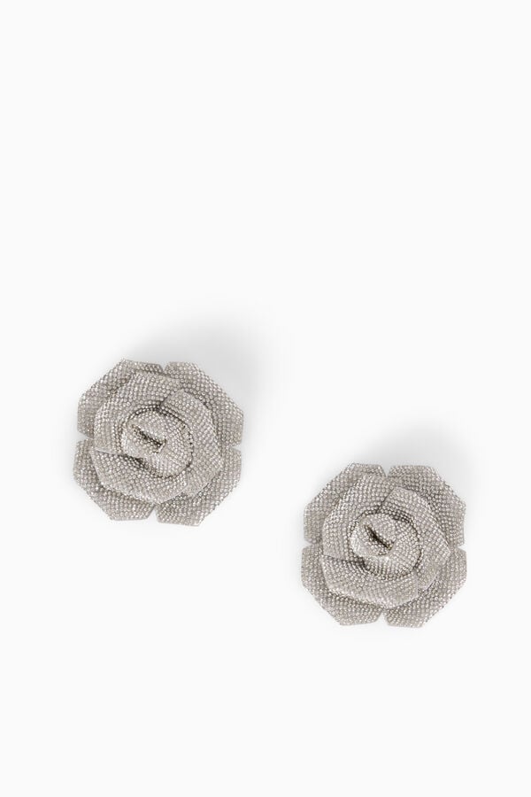 Clip fleur avec strass