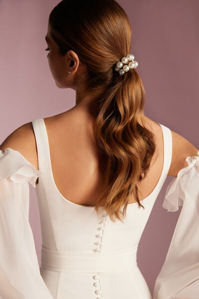 &Eacute;lastique avec perles