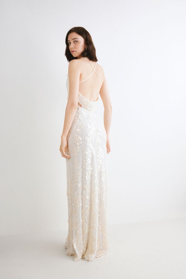 Crisantemo long dress