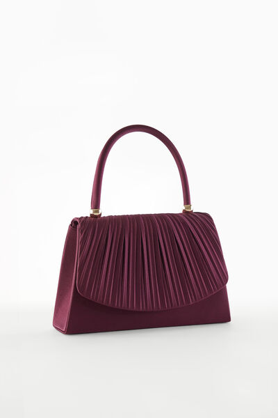 Structured satin bag