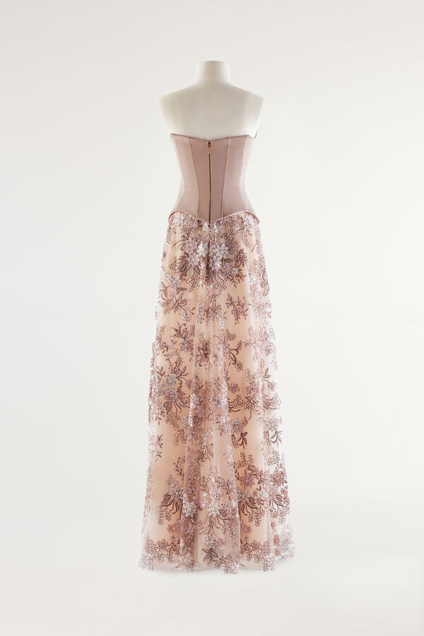 Vestido longo Mosaique