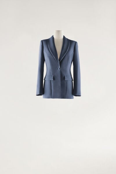 Giacca in crepe satin