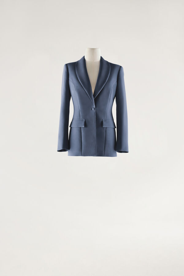 Giacca in crepe satin