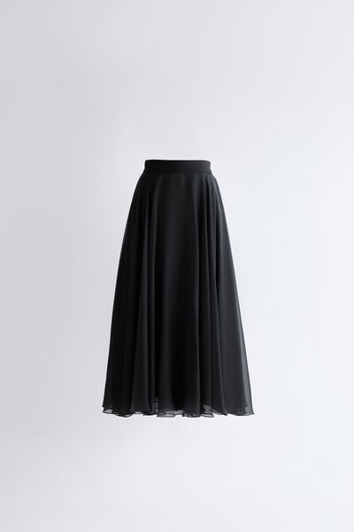 Faldilla midi de xif&oacute;