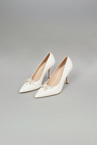 Clip scarpe in perle