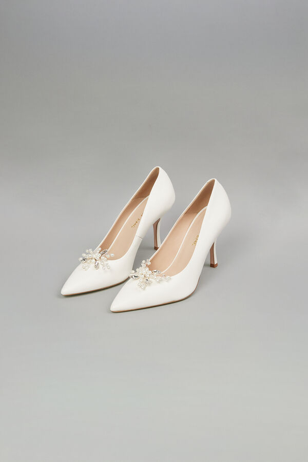 Clip scarpe in perle