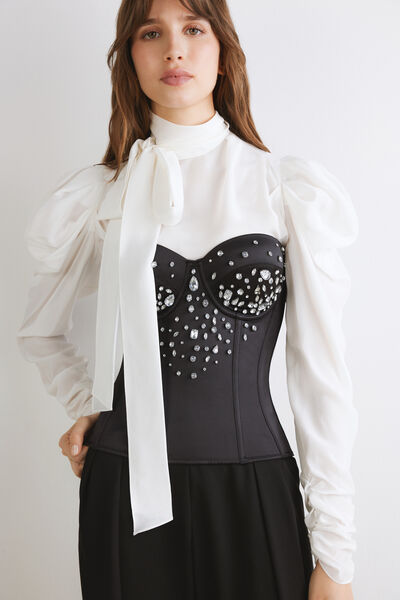 Corpino con strass